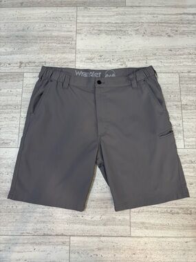 Wrangler Men's Quick-Dry, Lightweight, Charcoal Performance Hybrid Shorts